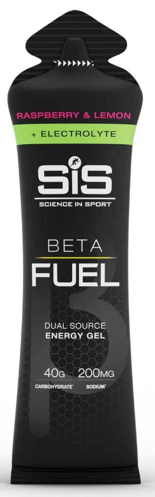 Гель енергетичний високовуглеводний SIS Beta Fuel + ELECTROLYTE GEL, Малина та Лимон, 60 мл фото 