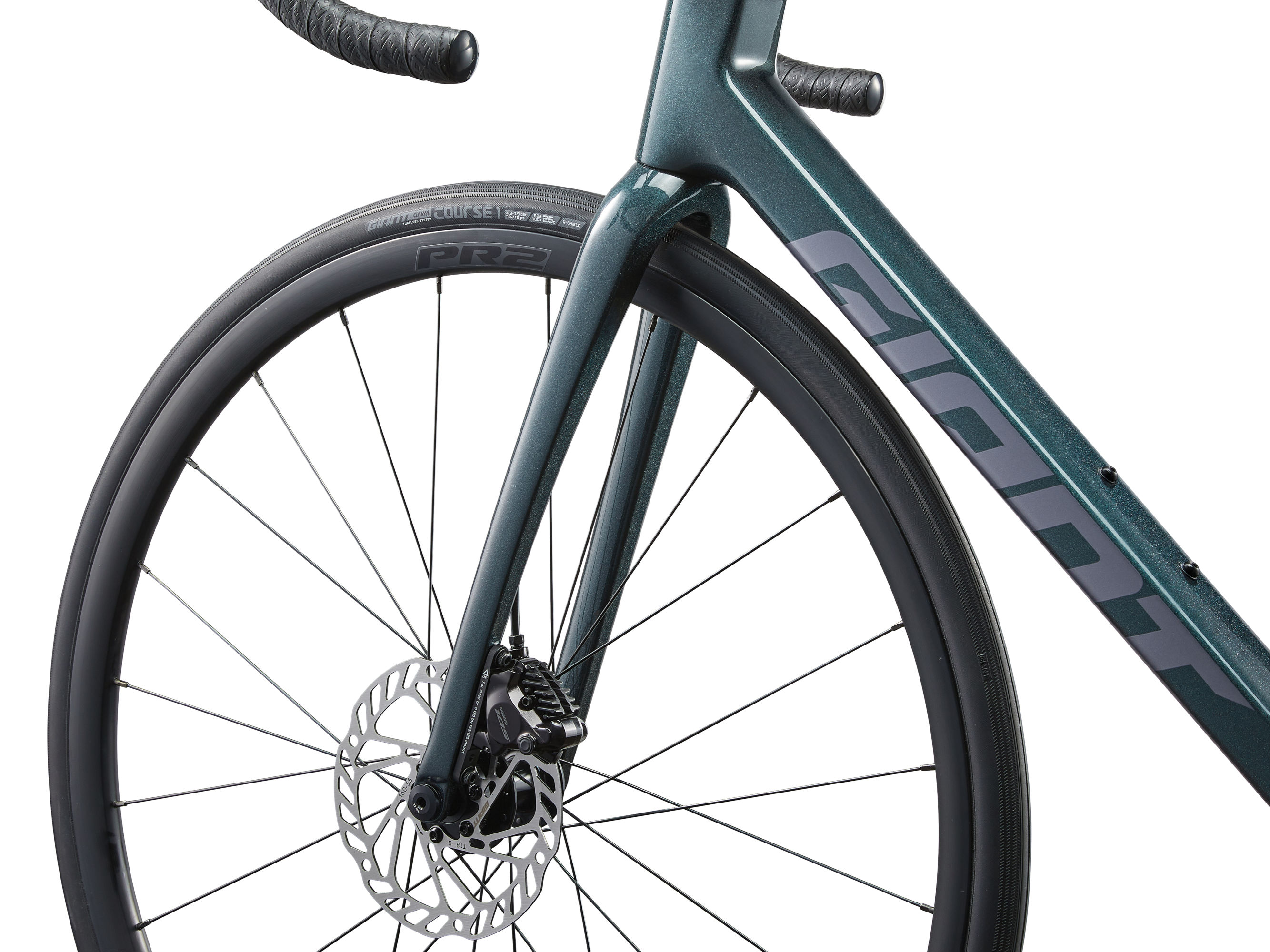 Велосипед 28" Giant TCR ADVANCED 1 PC рама - ML Asphalt Green A5 фото 5