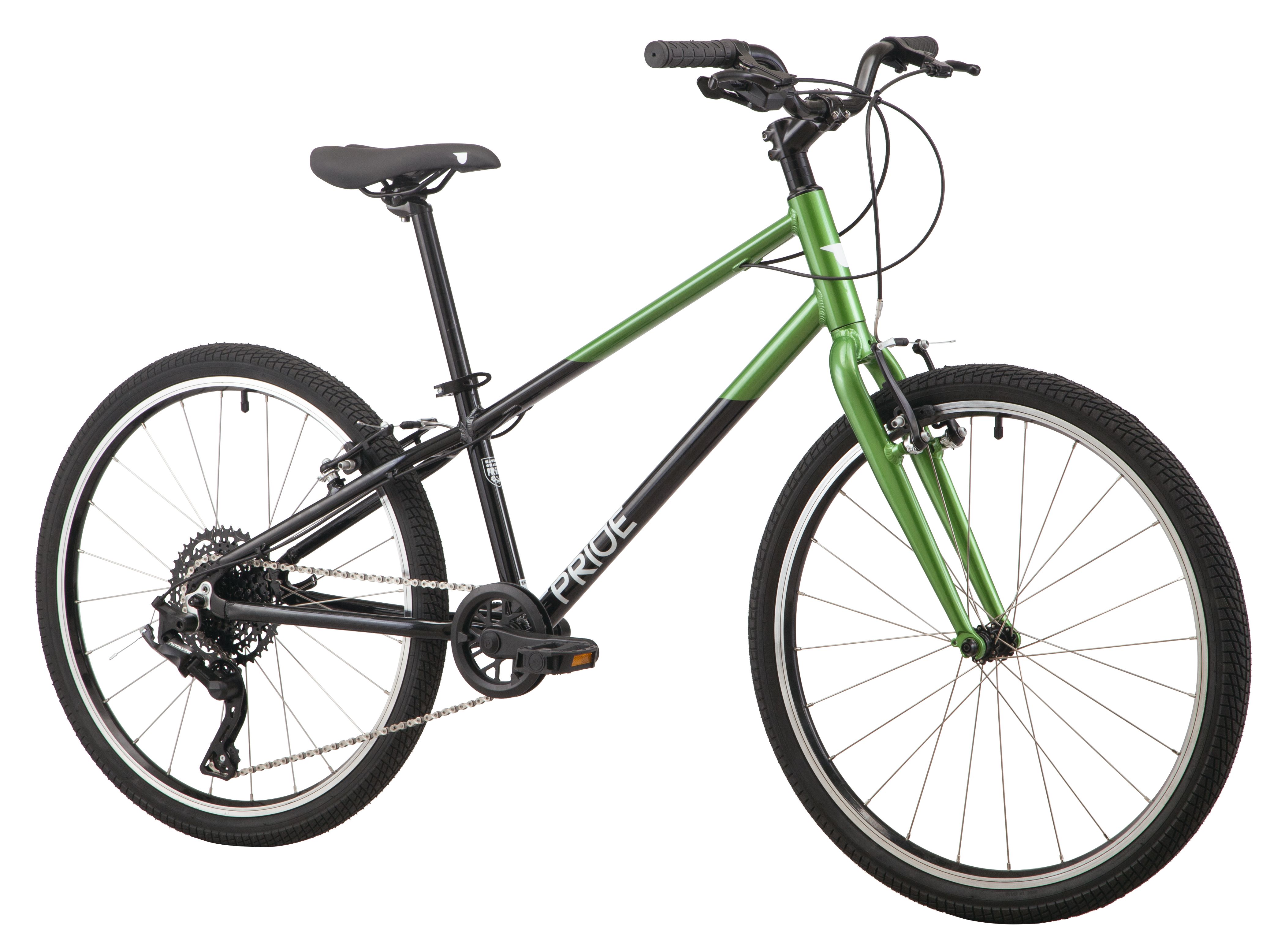 Велосипед 24" Pride GLIDER 4.1 зелений A3 фото 2