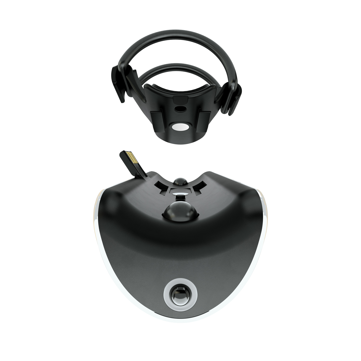Блимавка передня Knog Big Cobber Front, 470 люмен, 8 режимів, сіра фото 3