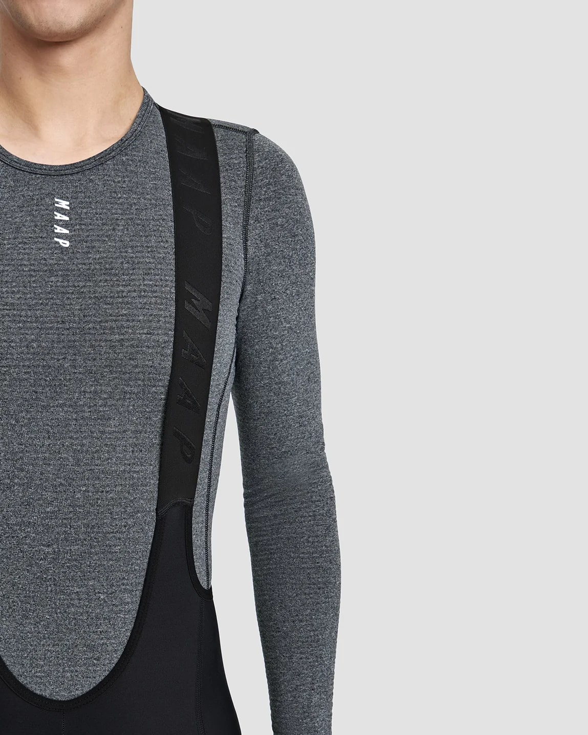 Термофутболка утеплена MAAP DEEP WINTER BASE LAYER L charcoal фото 6