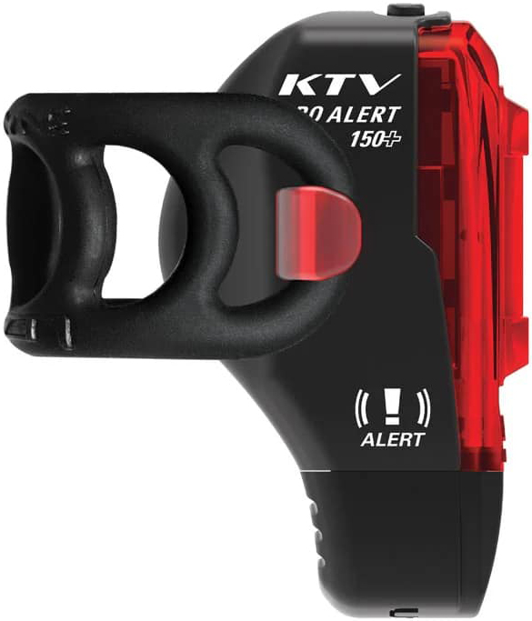 Мигалка задняя Lezyne KTV DRIVE PRO+ ALERT, 150 люмен, 7 режимов, черная фото 2