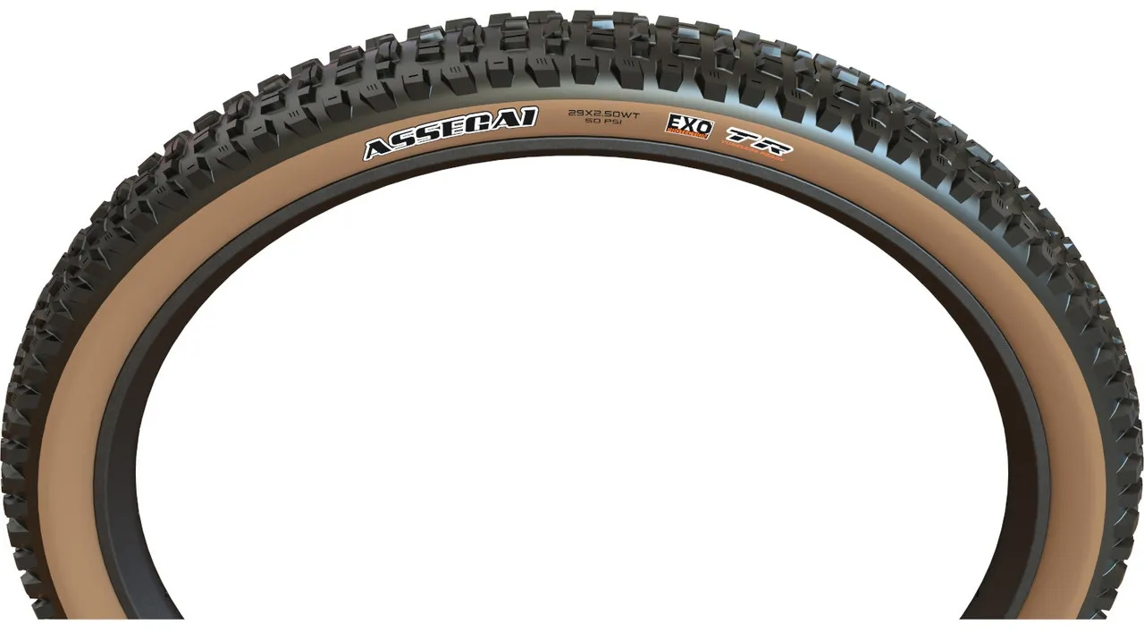 Покрышка 29x2.50WT Maxxis ASSEGAI, TPI60, Foldable, EXO/TR/TANWALL фото 3