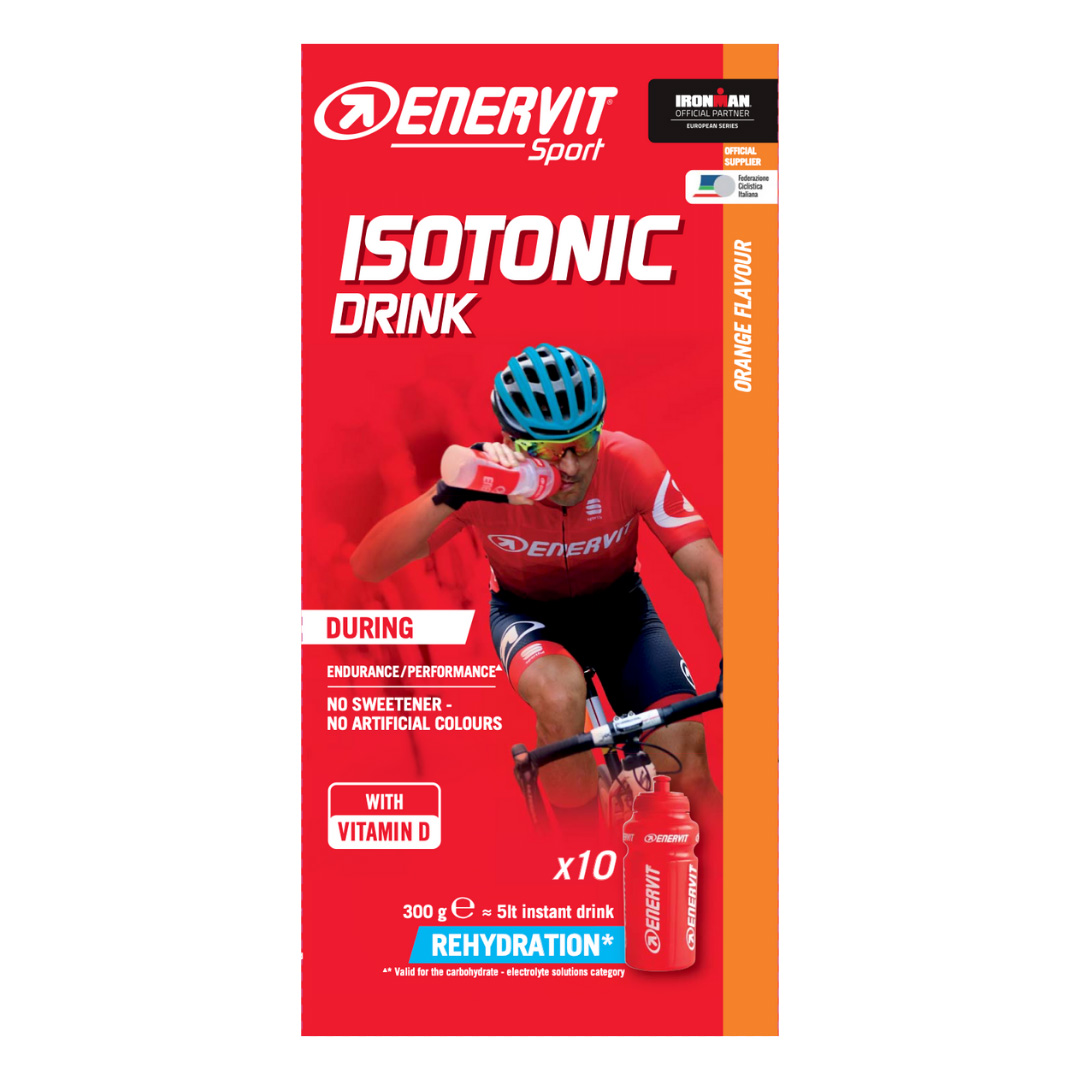 Ізотонік з електролітами в порошку Enervit Sport, Апельсин, 300г фото 