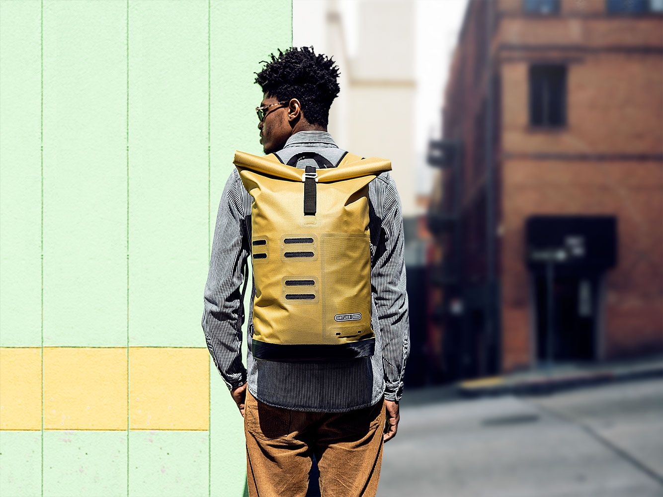 Герморюкзак міський Ortlieb Commuter-Daypack City mustard, 21 л  фото 4