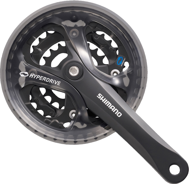 Шатуны Shimano FC-M361, 48X38X28T 175мм, защита фото 