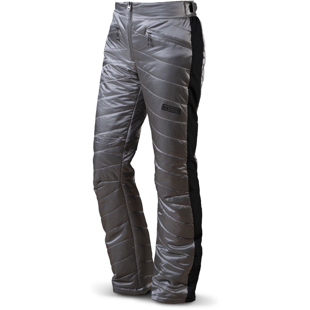 Штаны Trimm CAMPA light grey/black женские, размер XL, серые фото 