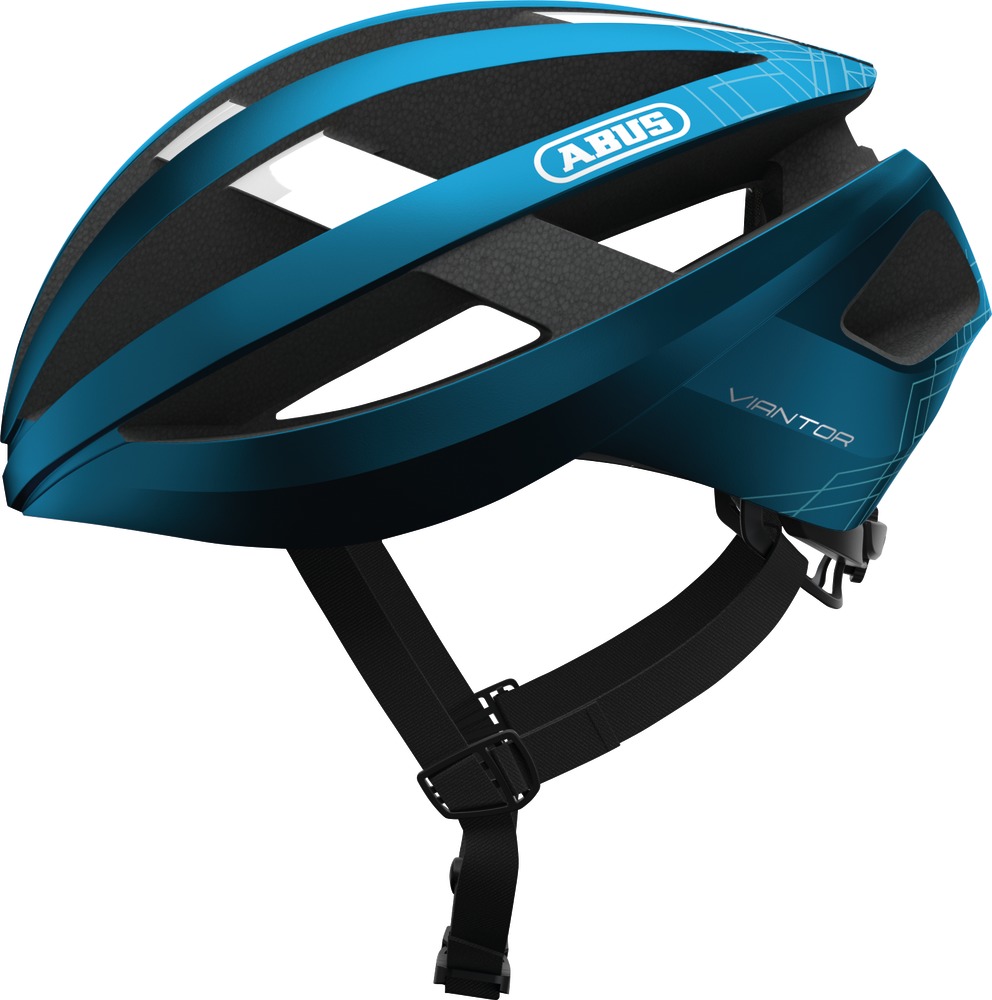 Шлем ABUS VIANTOR размер S (51-55 см), Steel Blue, синий