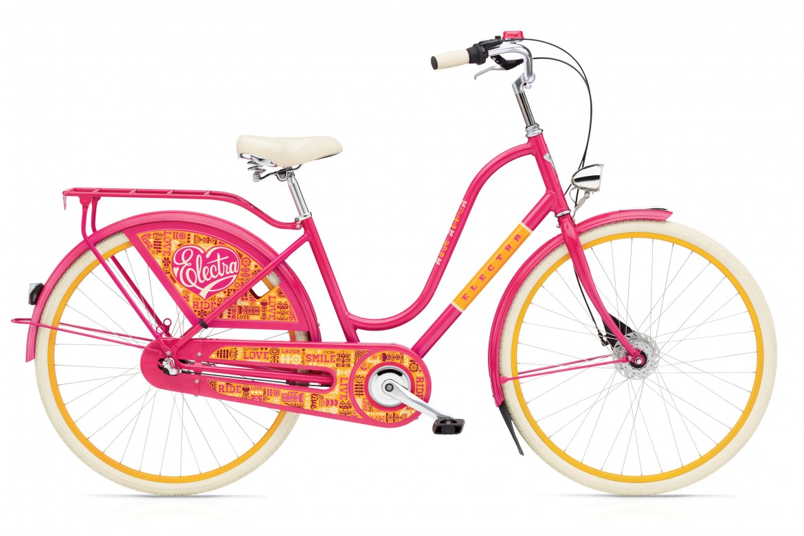 Велосипед 28" Electra Amsterdam Fashion 3i Joyride bright Pink фото 1