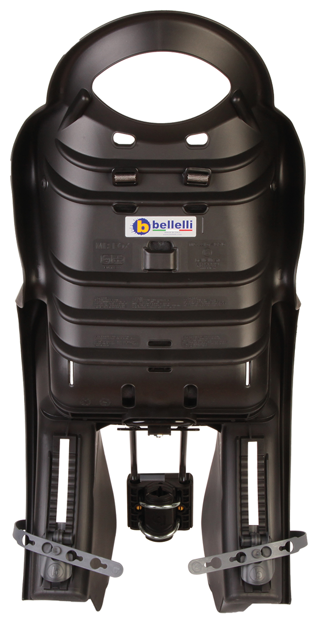 Сидіння задн. Bellelli Mr Fox Standart B-fix до 22 кг, чорне фото 5
