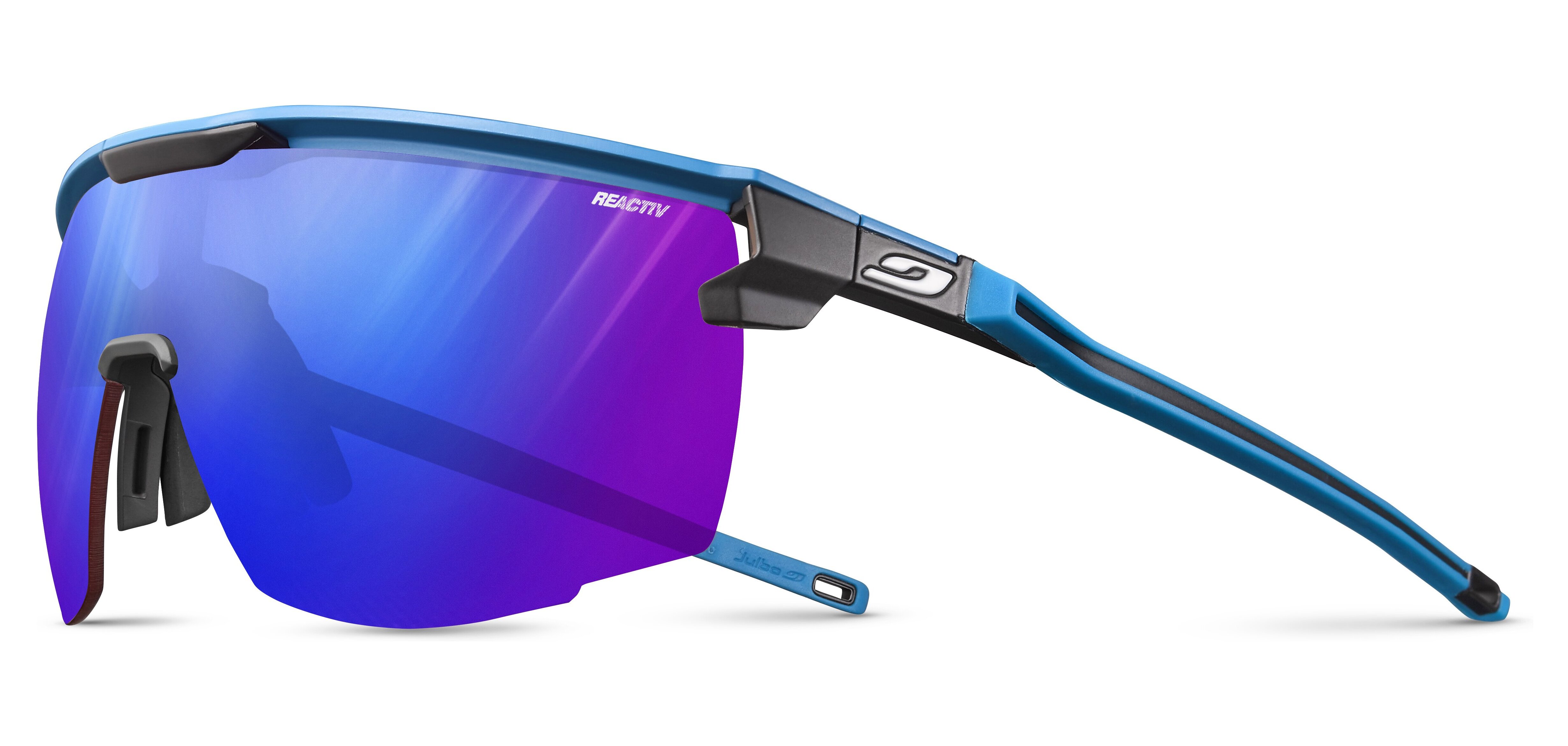 Фотографія Окуляри Julbo ULTIMATE REACTIV PERFOMANCE 1-3 HIGH CONTRAST, синьо-чорні, фотохромна лінза 1 Окуляри Julbo ULTIMATE REACTIV PERFOMANCE 1-3 HIGH CONTRAST, синьо-чорні, фотохромна лінза фото 1