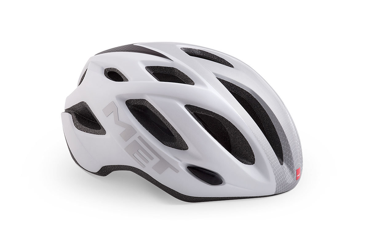 Шлем Met IDOLO размер XL (60-64), white/silver panels, бело-серебристый