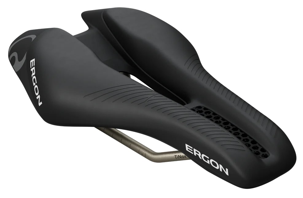 Седло Ergon SR Tri Women Front, 135 мм, черное фото 