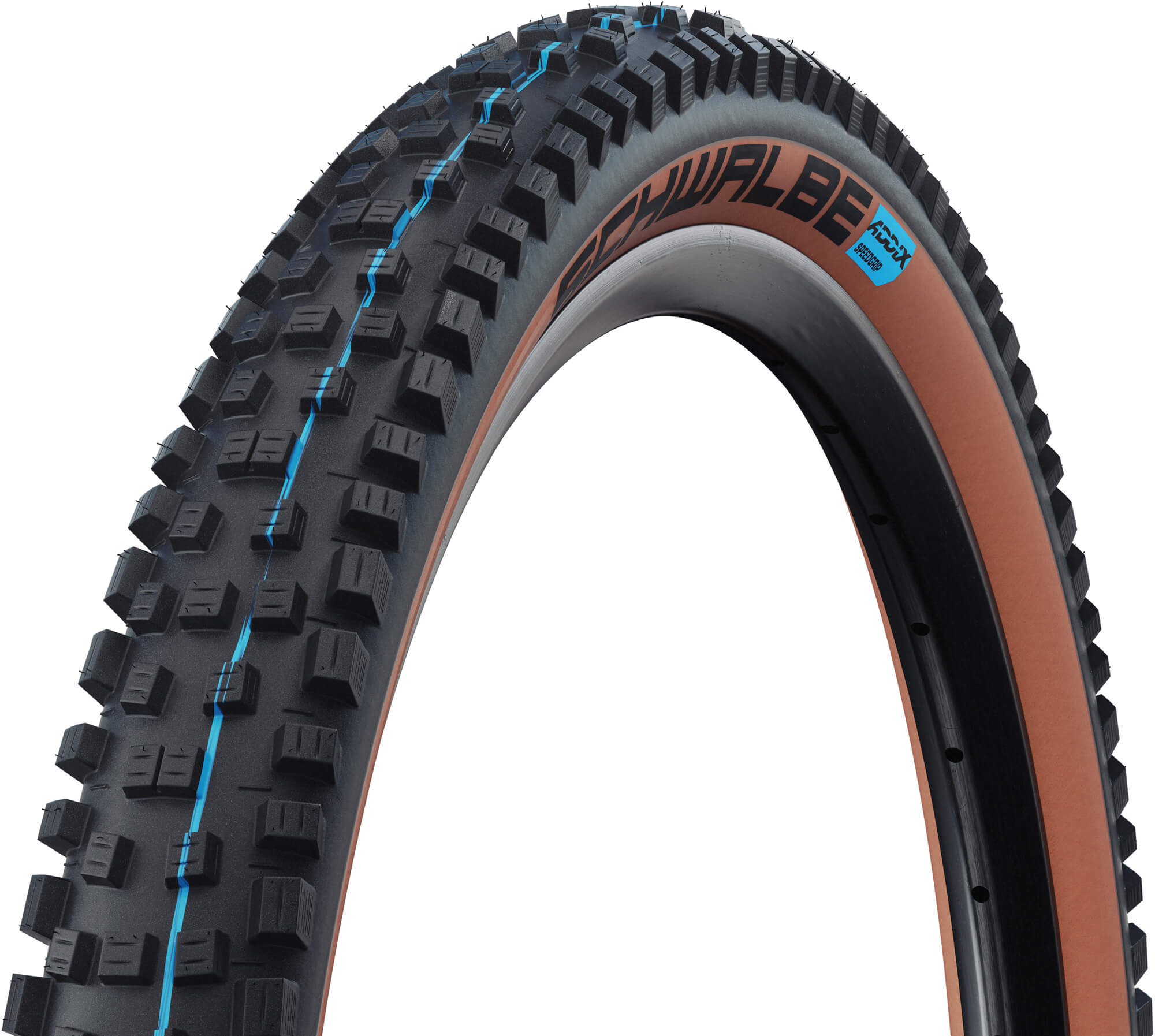 Покрышка 29x2.40 (62-622) Schwalbe NOBBY NIC Evo, Super Ground, TLE, B/BRZ-SK HS602 ADDIX SpeedGrip 67EPI B фото 