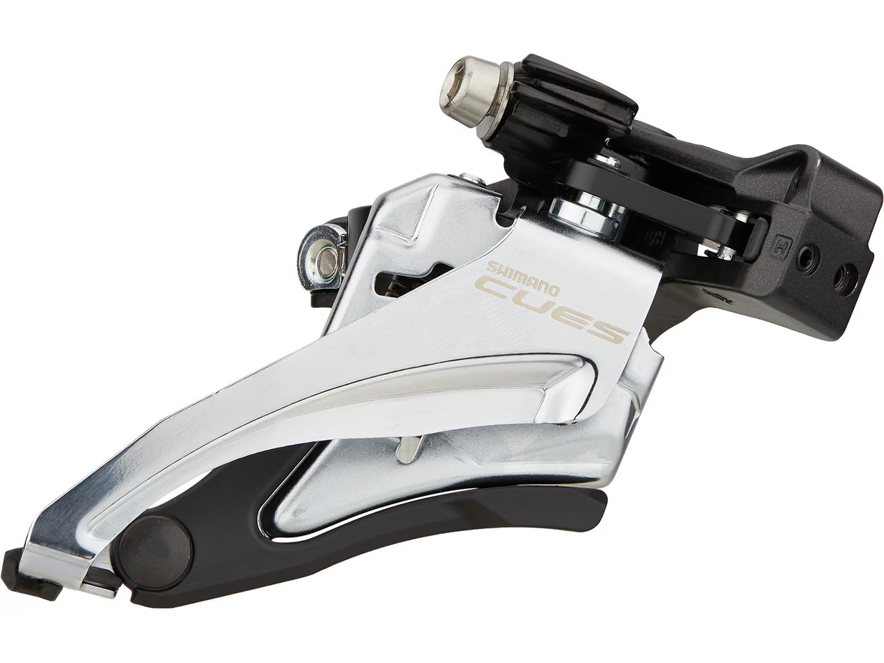 Фотографія Перемикач пер. Shimano FD-U6000-M CUES, 2x10-11, MID CLAMP, TOP-SWING, 34.9 мм хомут (адаптер 31.8/28.6 мм), макс. 36/40 зуб. 1 Перемикач пер. Shimano FD-U6000-M CUES, 2x10-11, MID CLAMP, TOP-SWING, 34.9 мм хомут (адаптер 31.8/28.6 мм), макс. 36/40 зуб. фото 1