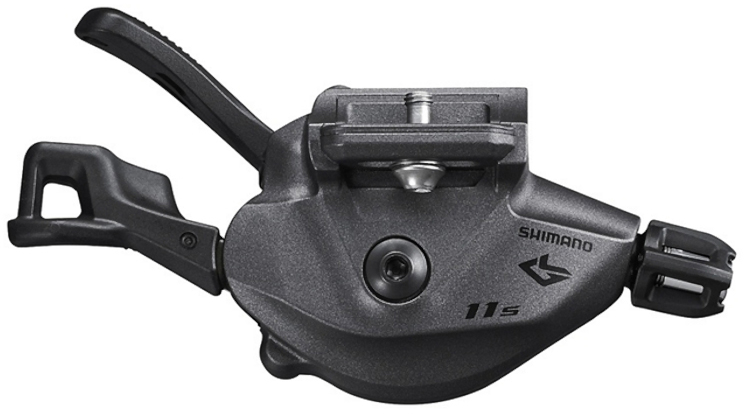 Ручки перемикання прав. Shimano SL-M8130-IR DEORE XT, 11-шв., на гальм. ручку I-Spec EV без індикатора передач фото 