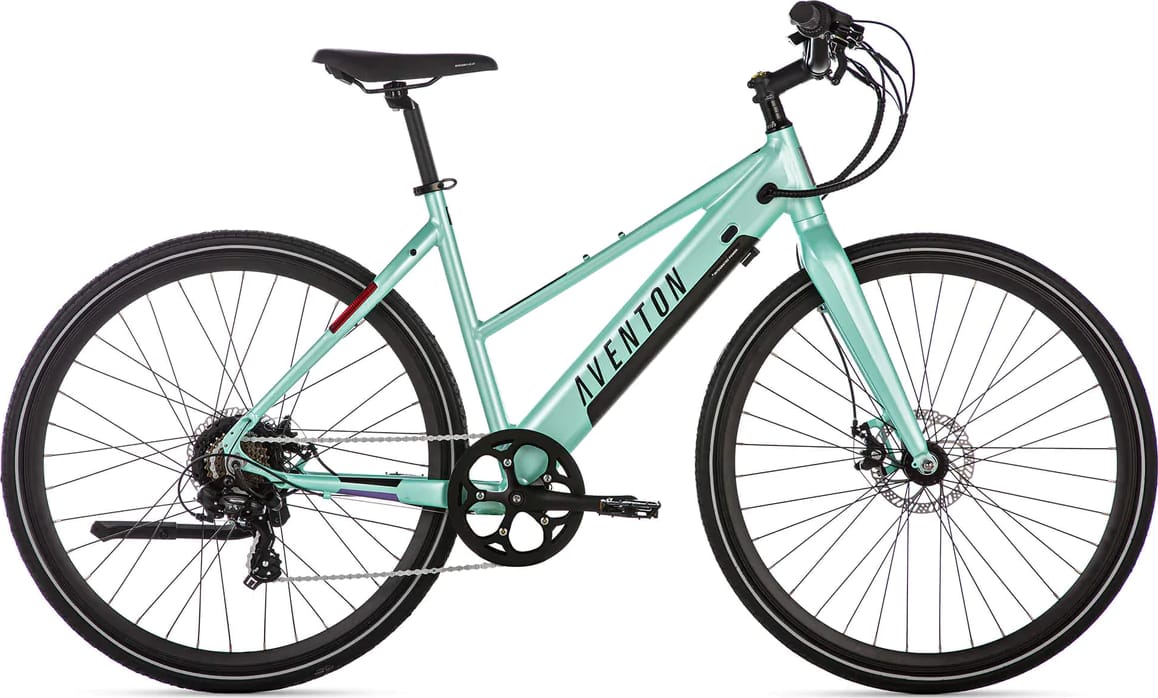 Электровелосипед 28" Aventon Soltera 7s 350 ST рама - S Seafoam Green A3 фото 