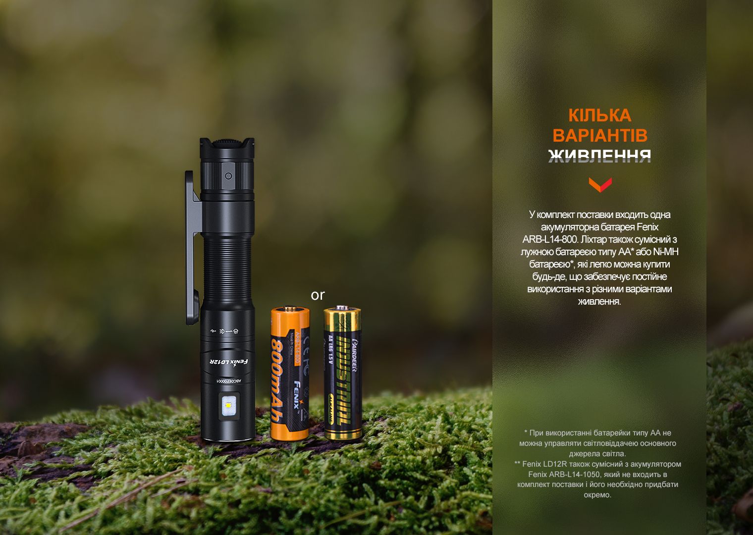 Ліхтар ручний Fenix LD12R фото 7