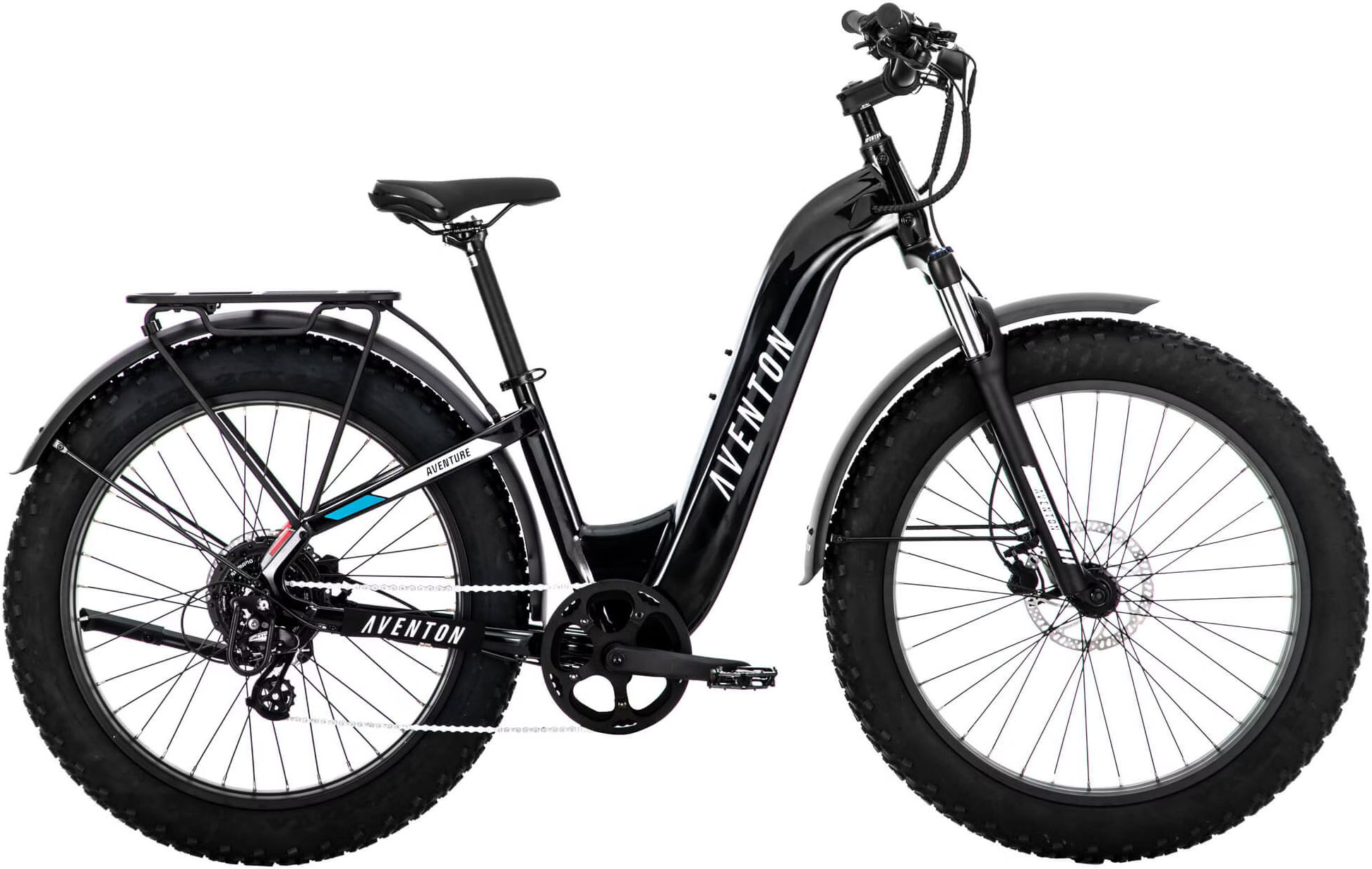 Электровелосипед 26" Aventon Aventure.2 ST 750 рама - M Midnight Black A4 фото 