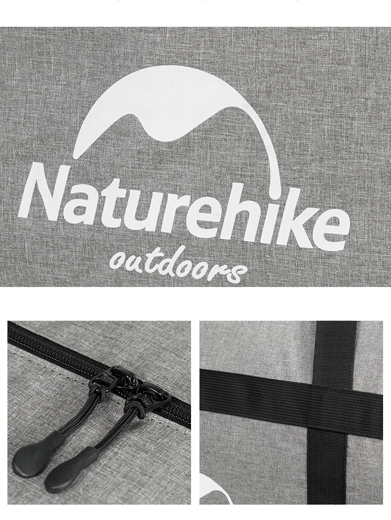 Сумка для хранения Naturehike NH17S021-M, 45 л, серая фото 3