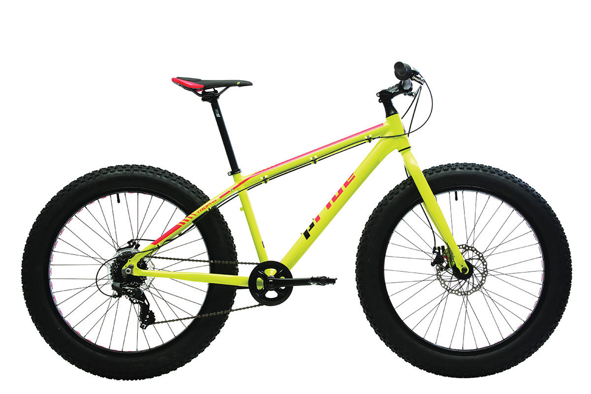 Велосипед 26 '' Pride TROPHY 1.0 рама - XL жовтий неон / червоний лак 2017 фото 