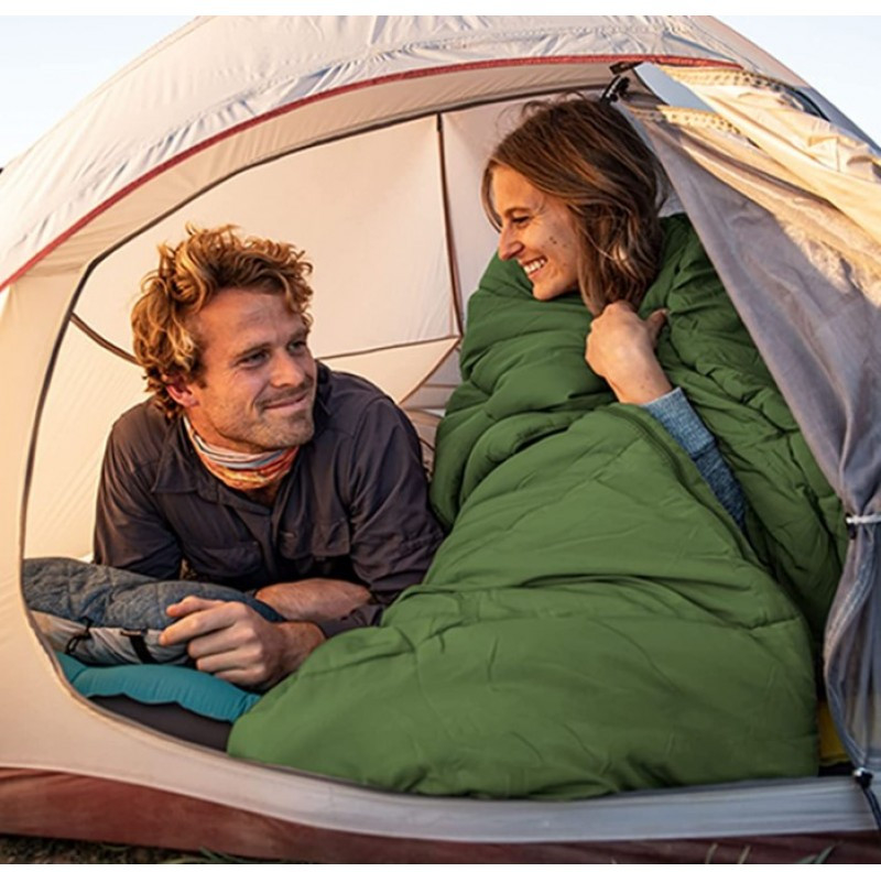 Спальний мішок Naturehike F150 NH22MSD05, лівий, зелений фото 3
