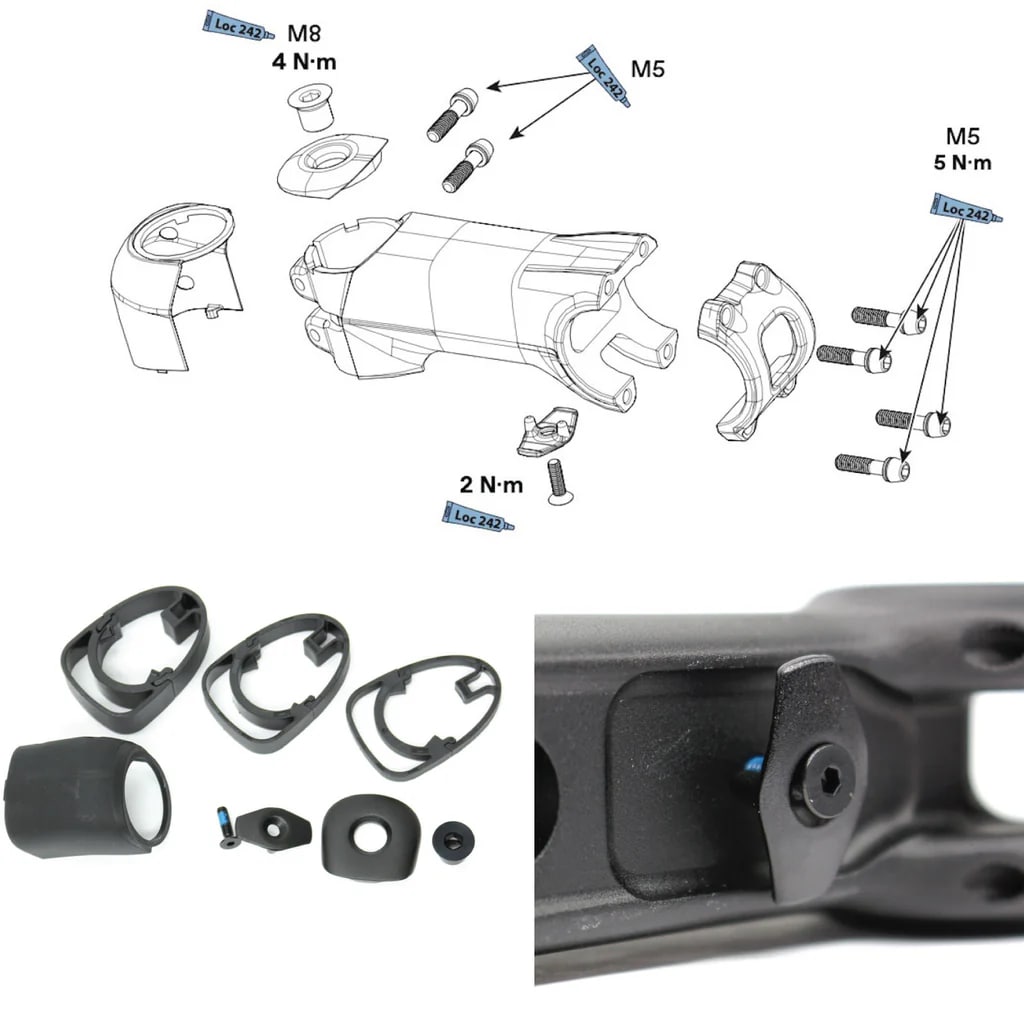 Вынос руля Cannondale C1 Conceal (CP2103U), Ø31,8мм, 130мм, -6° фото 6