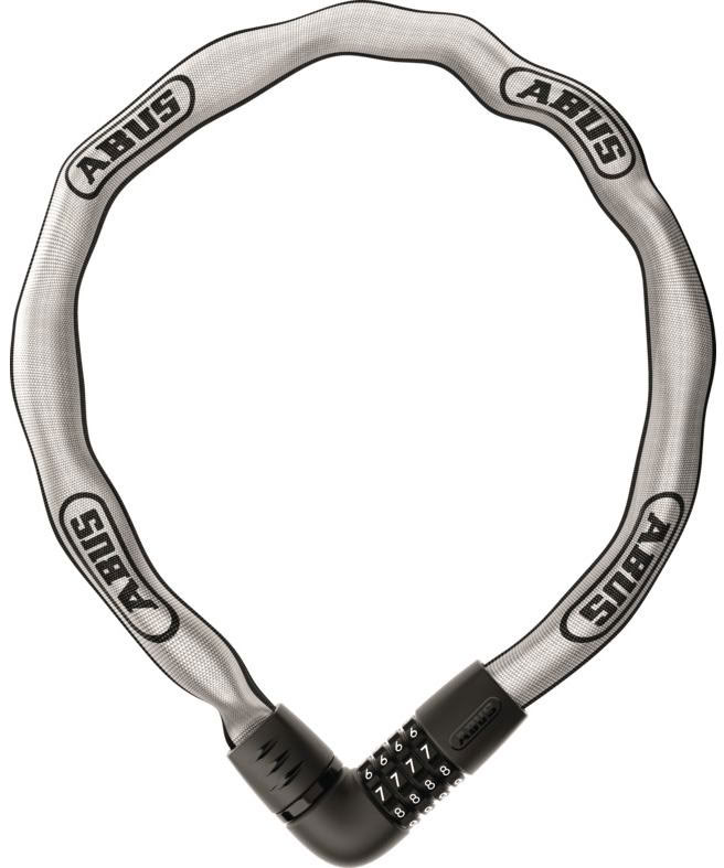 Замок ABUS TRESOR 6807C/110, цепь 7x110, кодовый на 4 цифры, Refelctive фото 