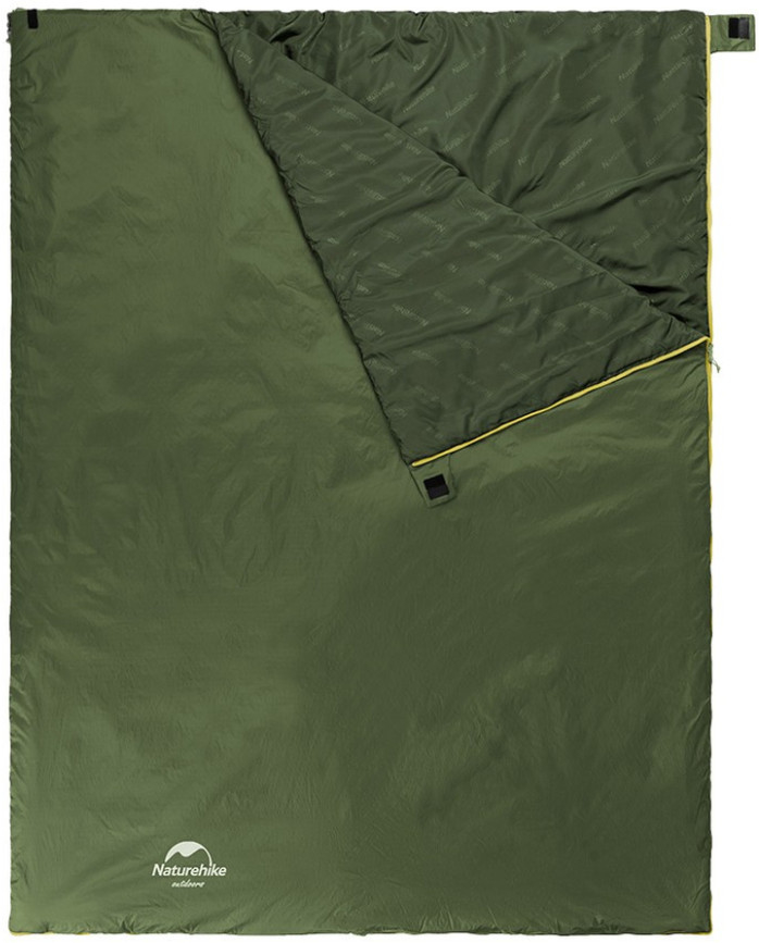 Спальний мішок Naturehike LW180 Mini NH21MSD04, лівий, темно-зелений фото 3