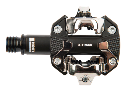 Педаль Look X-TRACK алюминий, ось chromoly 9/16", тёмно-серая фото 