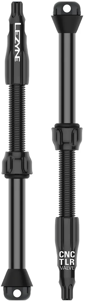Ниппель для бескамерки Lezyne CNC TLR VALVE PRO 80 мм, черный фото 