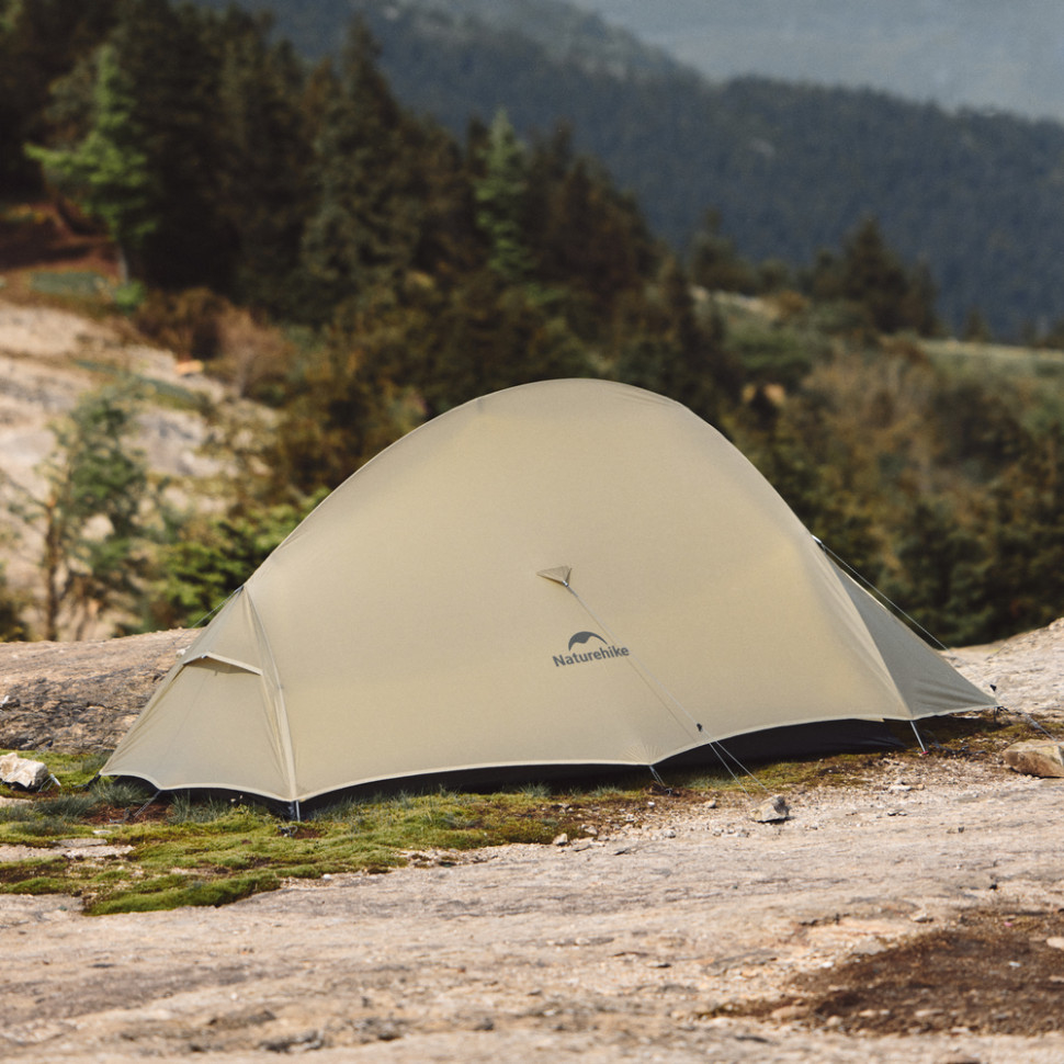 Палатка двухместная Naturehike Cloud Up Pro CNK2350WS020, песочная фото 5