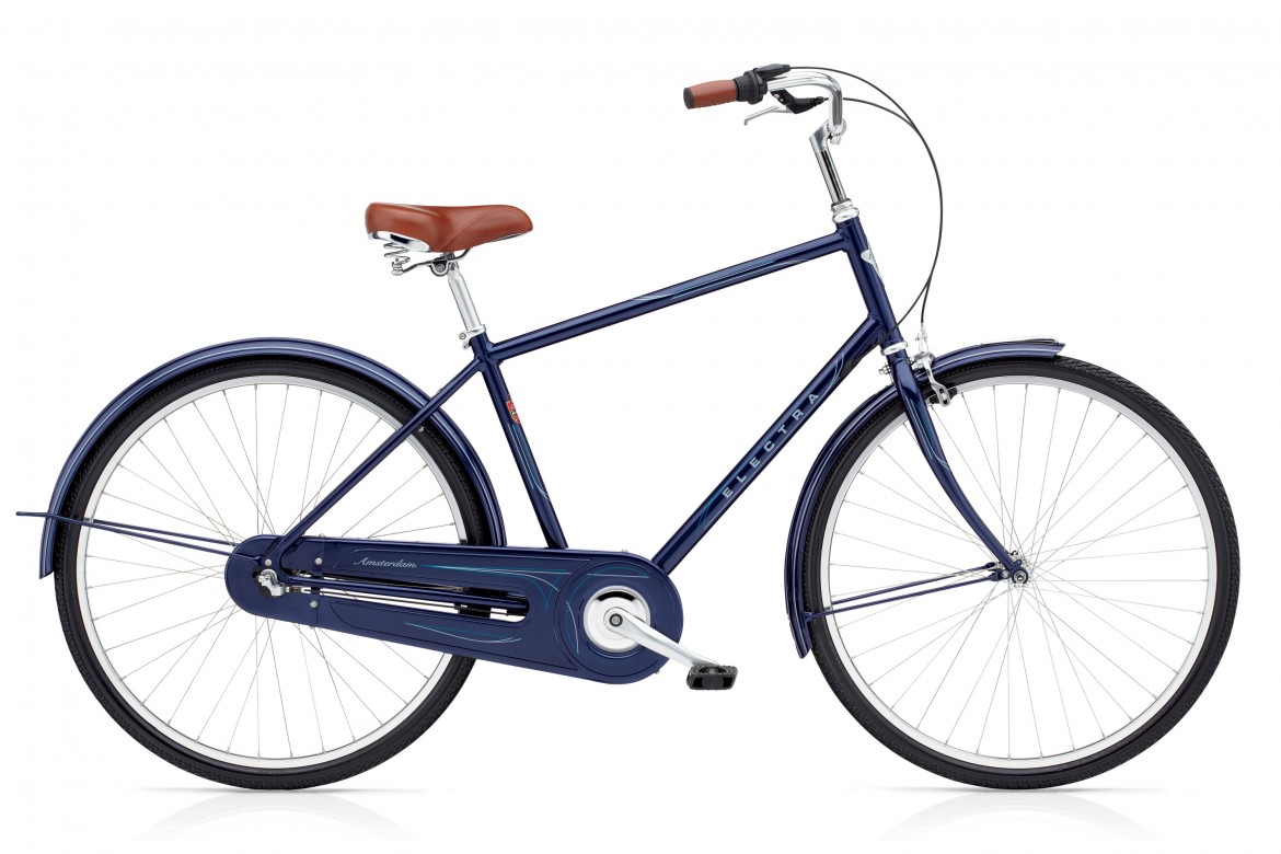 Велосипед 28" Electra Amsterdam Original 3i Mens Dark Blue Metallic фото 