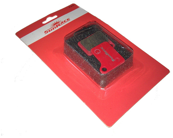 Колодки тормозные диск SUN RACE DPS15 w/Spring HC (Shimano Compatible) фото 