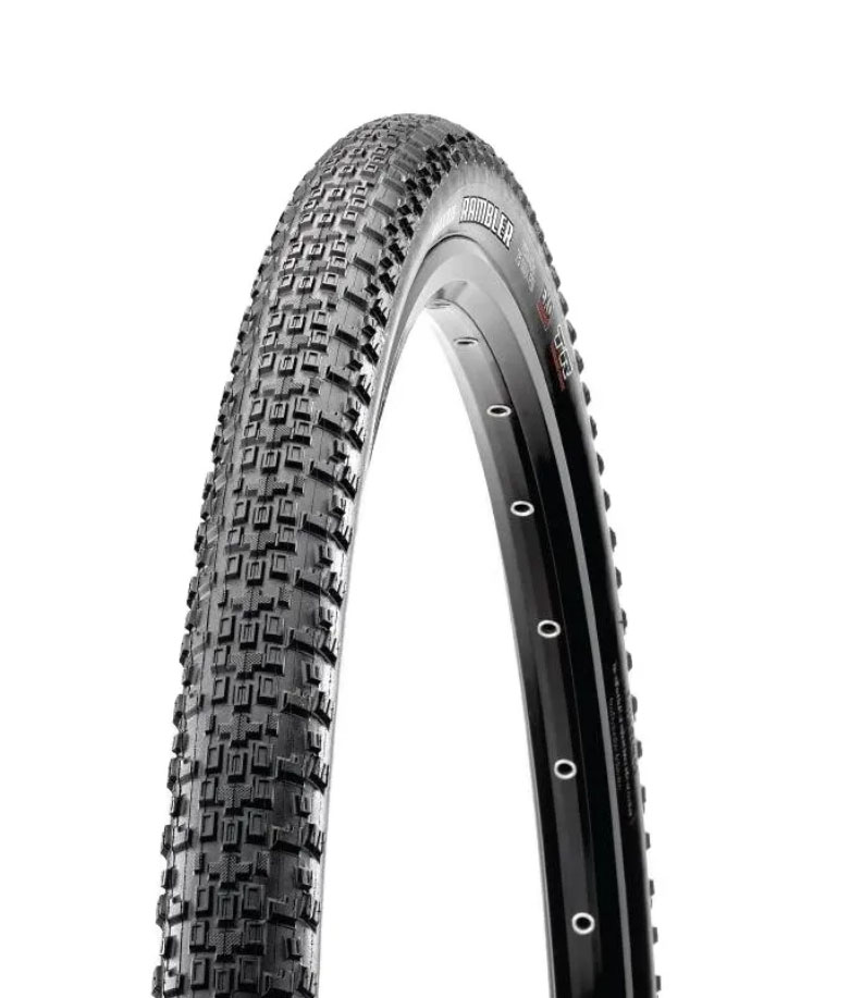 Покришка 700x50C Maxxis Rambler (50-622) 120TPI, Foldable, EXO/TR чорна фото 