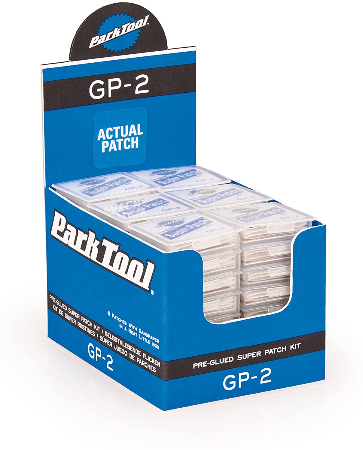 Латки Park Tool GP-2 самоклеящиеся для камер, в боксе 48 комплектов по 6 шт. фото 