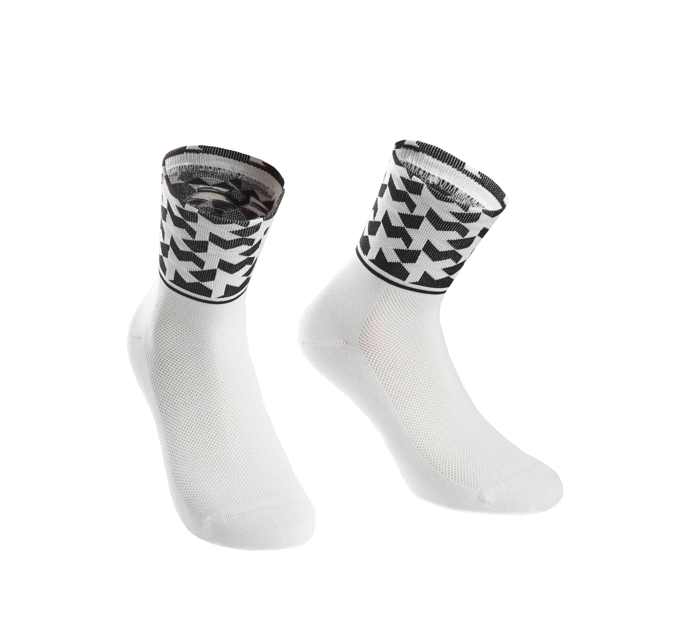 Шкарпетки ASSOS Monogram Socks Evo 8, білі, II/43-46 фото 