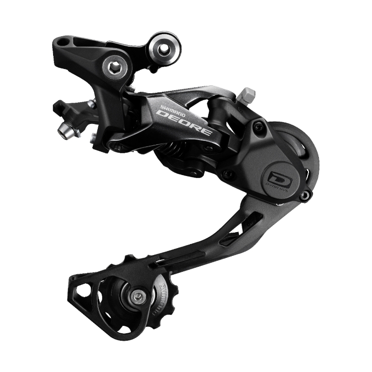 Перемикач задн. SHIMANO RD-M6000 DEORE SHADOW+, 10-шв, середня лапка фото 