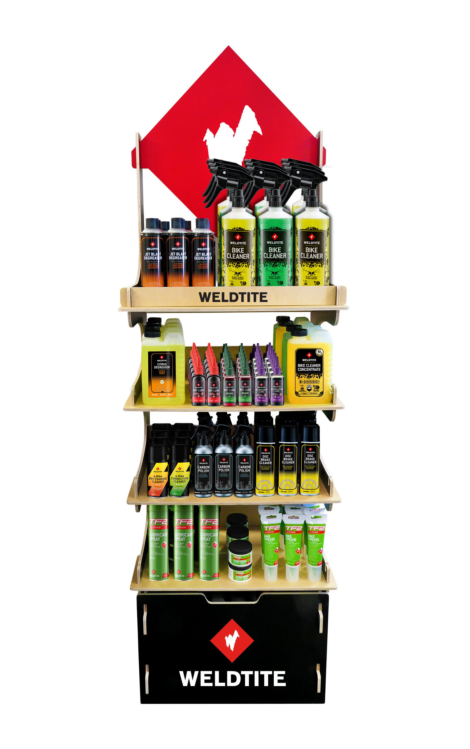 Набор продукции Weldtite 00050Х Shop Stand Stock Pack - ALL WEATHER (товары для стенда STN-74-28) фото 