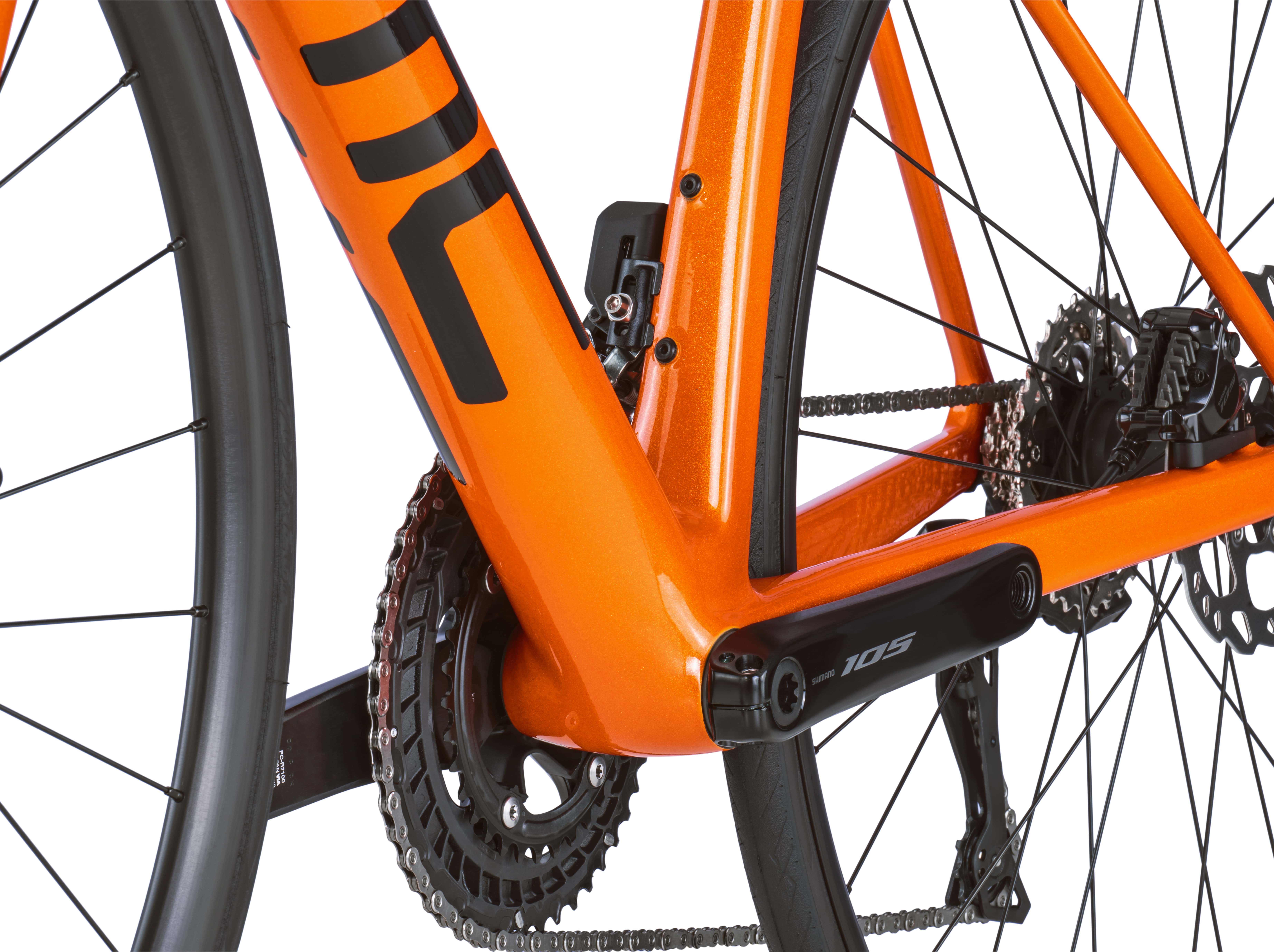 Велосипед 28" BMC TEAMMACHINE SLR FOUR рама - 54см ora blk sil A5 фото 7