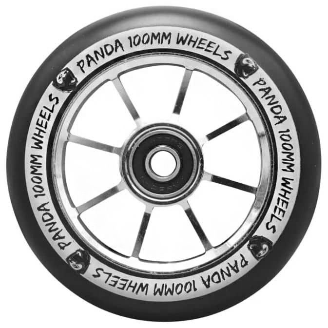 Колесо для трюкового самоката Panda Spoked V2 100мм Chrome фото 