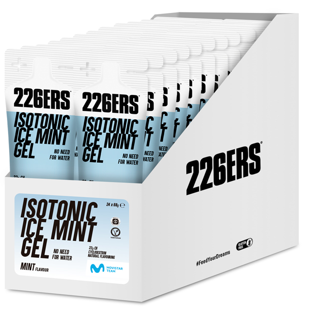 Гель 226ERS Isotonic Energy Ice 22г вуглеводів м'ята 68г 24шт/уп 1632г фото 