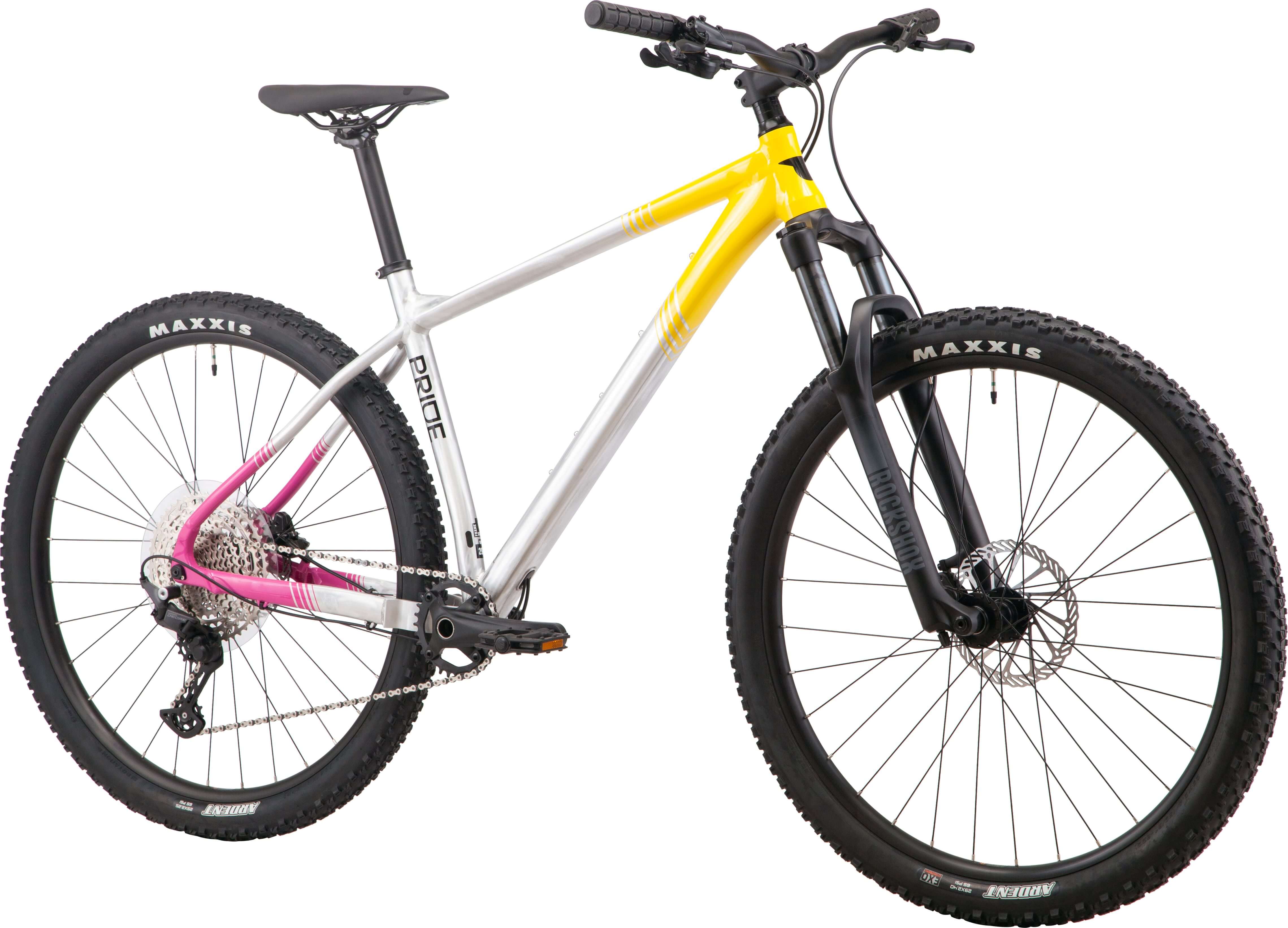 Велосипед 29" Pride REVENGE 9.2 рама - L жовтий A4 фото 2