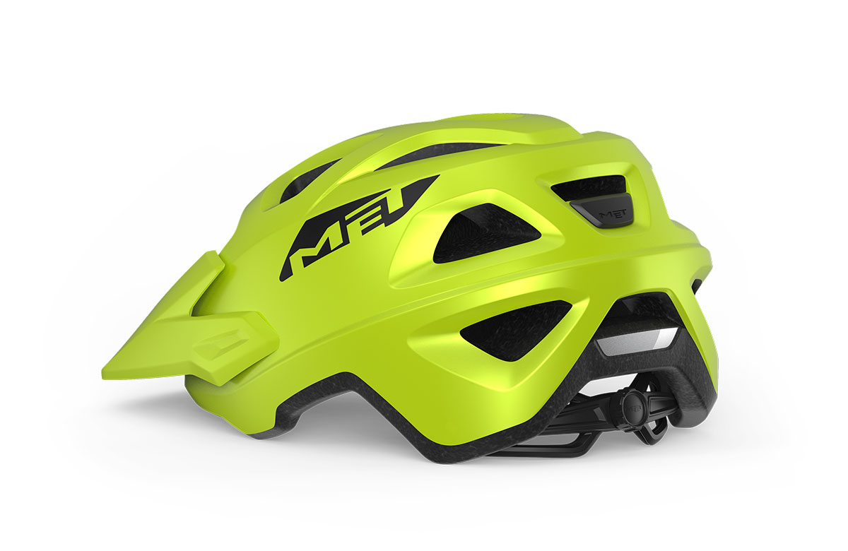 Шлем Met ECHO CE размер M (52-57), lime green matt, зеленый лайм матовый фото 3