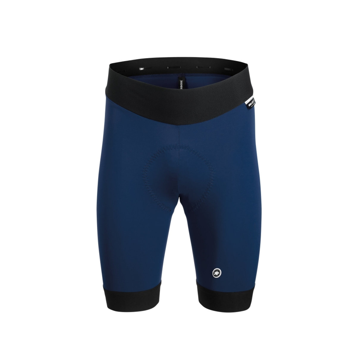 Велотрусы ASSOS Mille GT Half Shorts Caleum Blue, без лямок, мужские, синие с черным, XL фото 1
