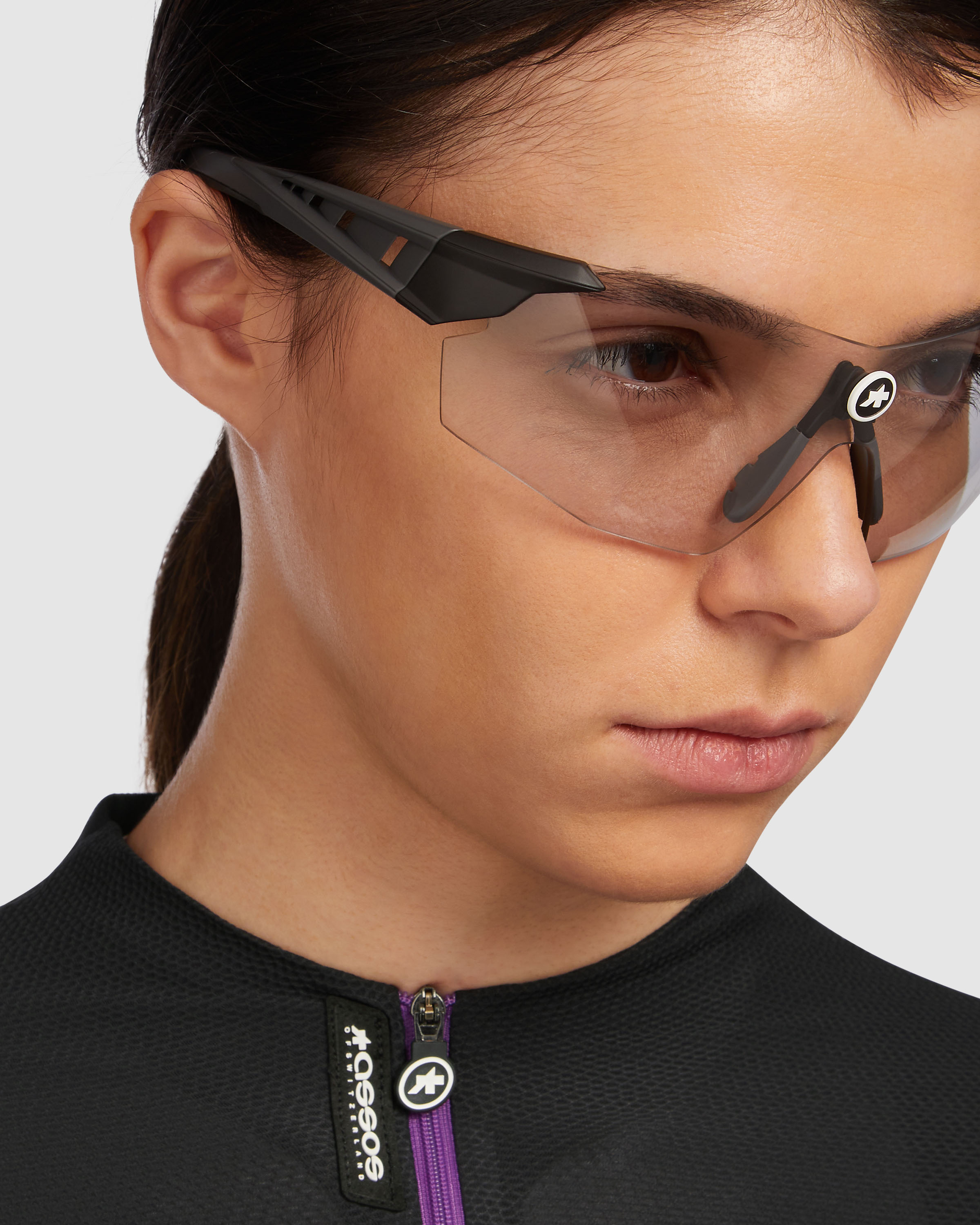 Окуляри ASSOS Eye Protection Skharab Pluto Grey, фотохром, чорні, сіра лінза фото 4