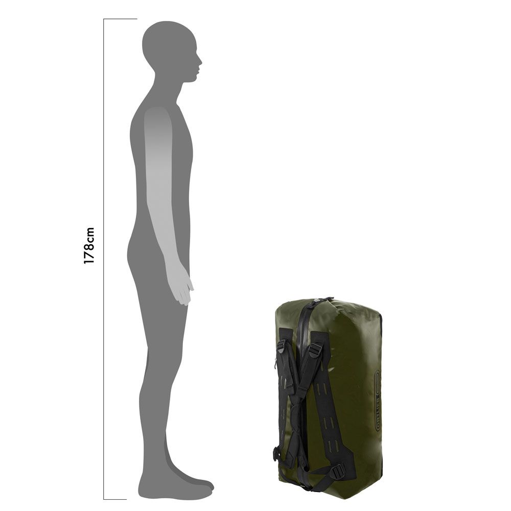 Гермобаул-рюкзак Ortlieb Duffle olive, 85 л  фото 6