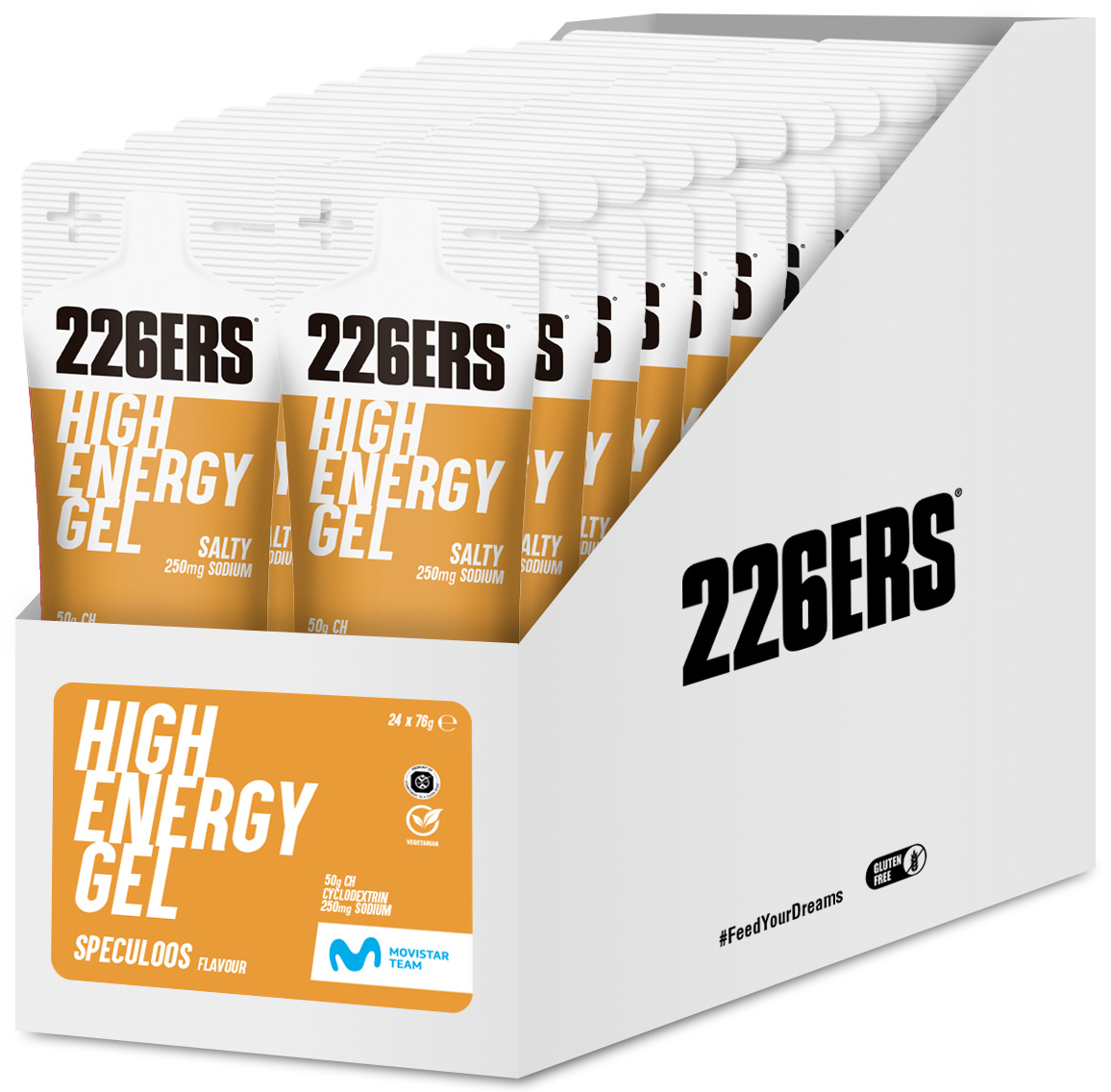 Гель 226ERS High Energy 50г вуглеводів пряне печиво 76г 24шт/уп 1824г фото 
