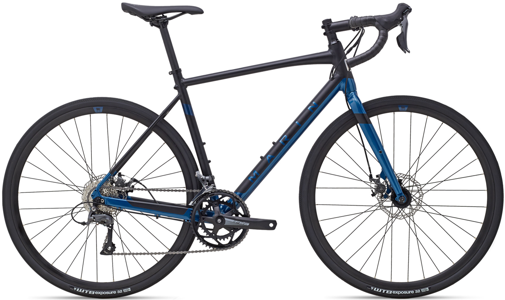 Велосипед 28" Marin GESTALT рама - 58см Gloss Black/Blue A2 фото 