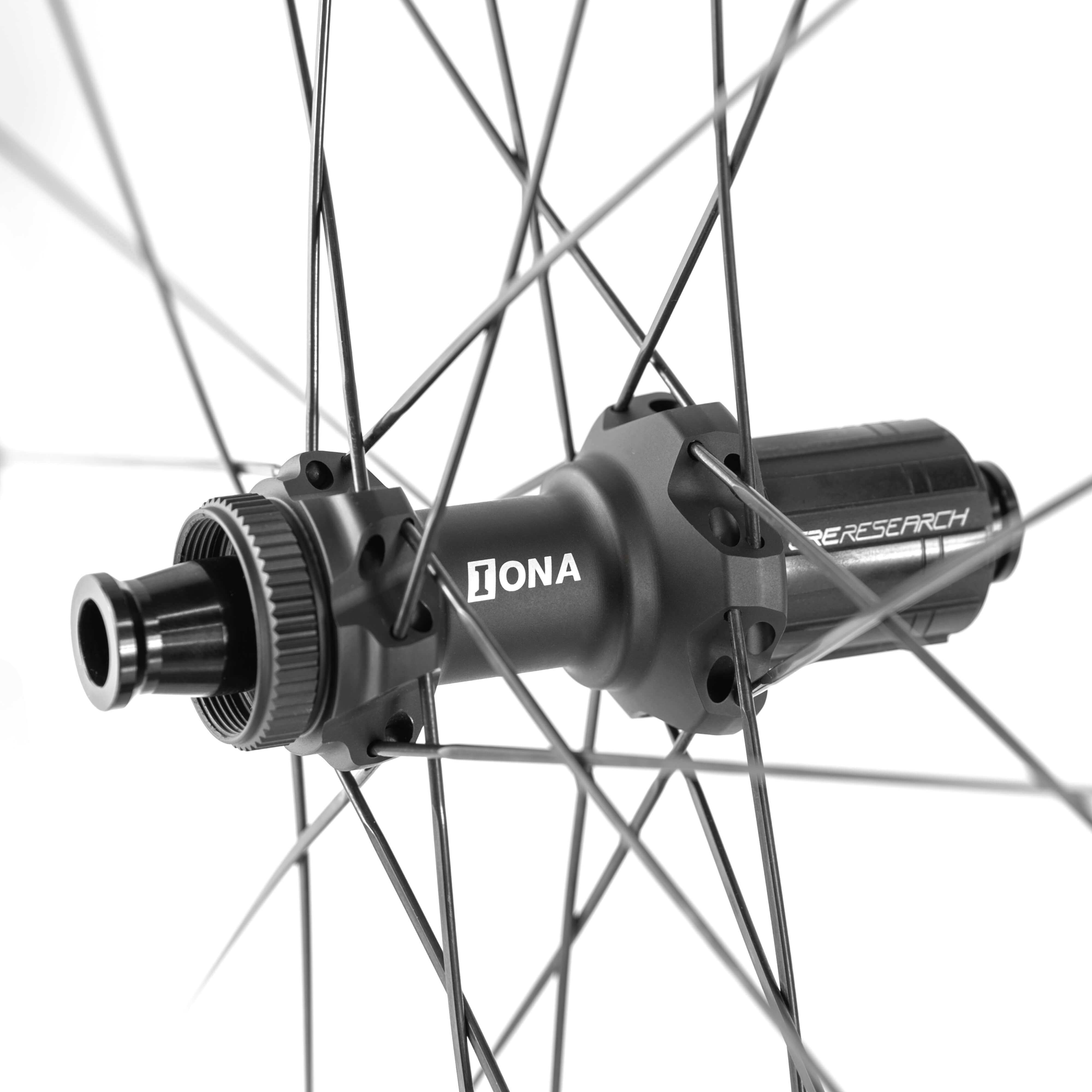 Колесо пер. + задн. 28" ERE TENACI GT25 CARBON, Gravel, 100x12/142x12, CL, HG11, tubeless, черный сатин фото 5